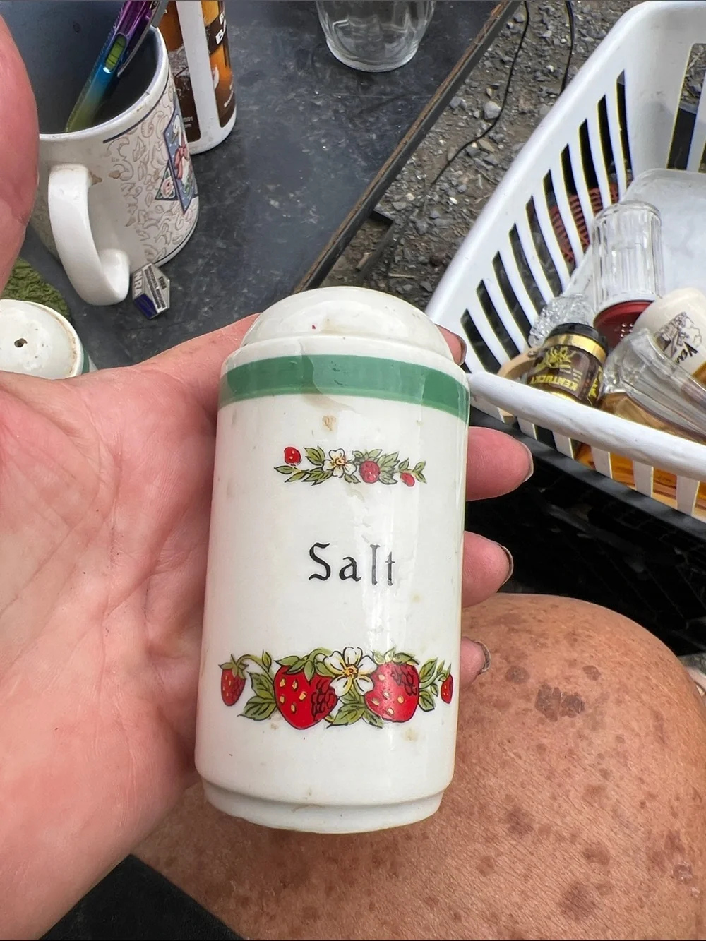 Vintage salt and pepper shakers